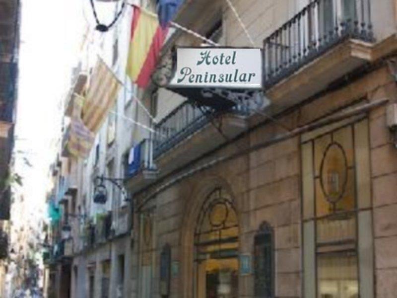 Hotel Peninsular Barcelona Exteriér fotografie